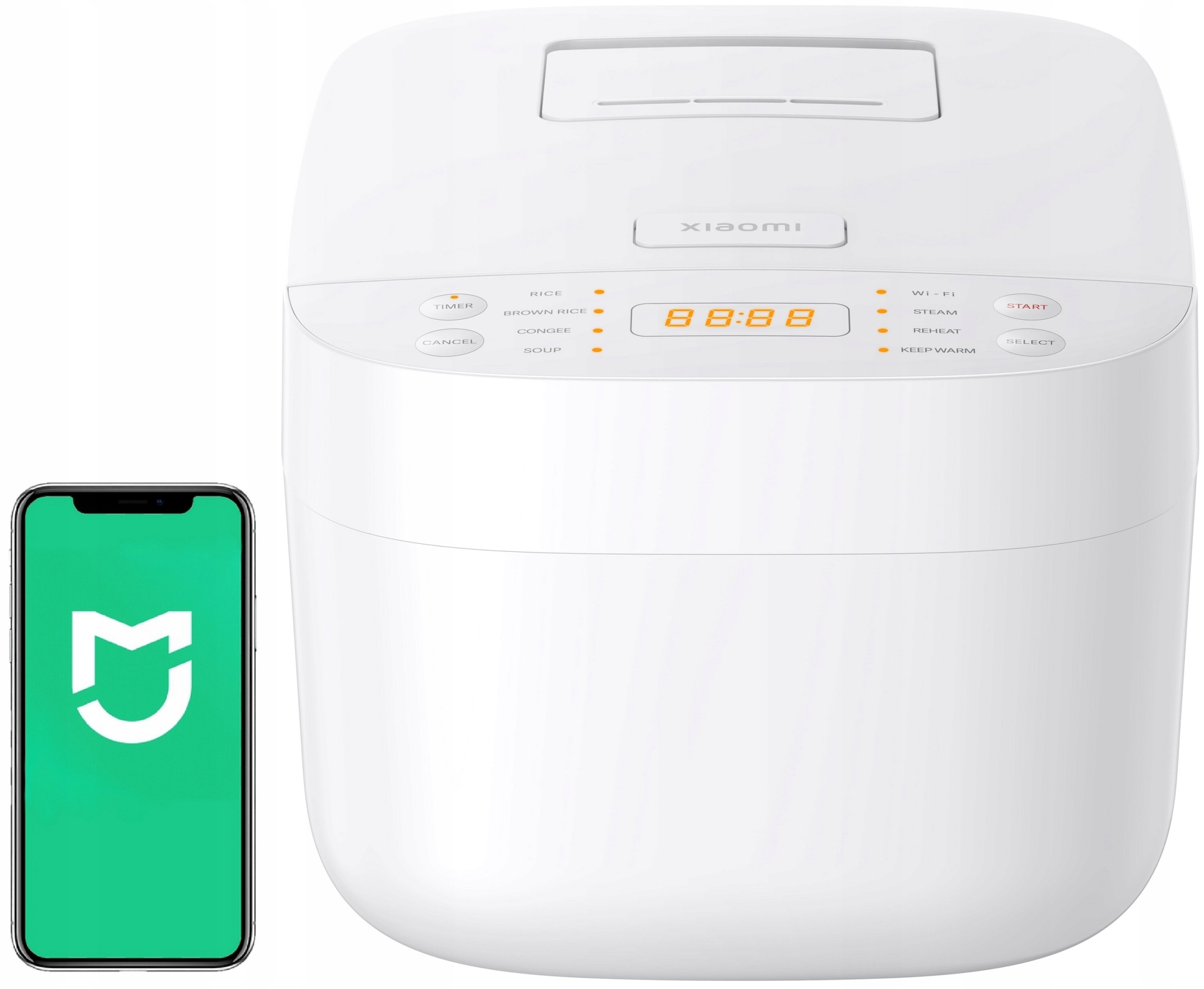 Inteligentny Ryżowar Wielofunkcyjny Xioami Smart 710W 3L Zestaw Akcesoria