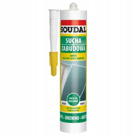 

Akryl Ścienny Do Płyt Gk Biały 280 ml Soudal