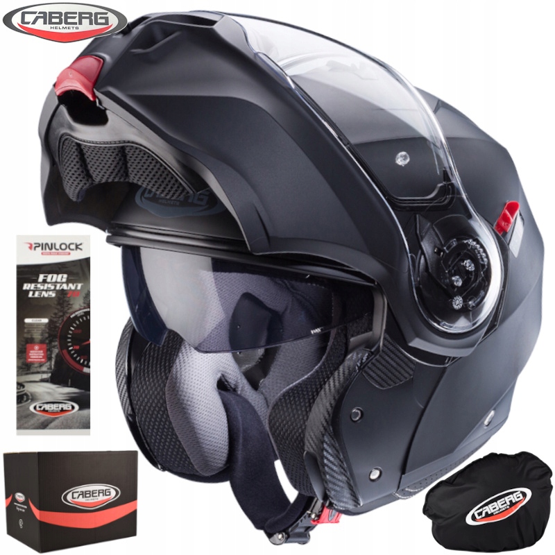 Kask motocyklowy Caberg Duke Evo Solid czarny mat rozmiar L