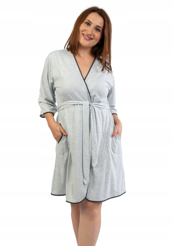 

Szlafrok damski bawełna cienki Vienetta 4XL +Size