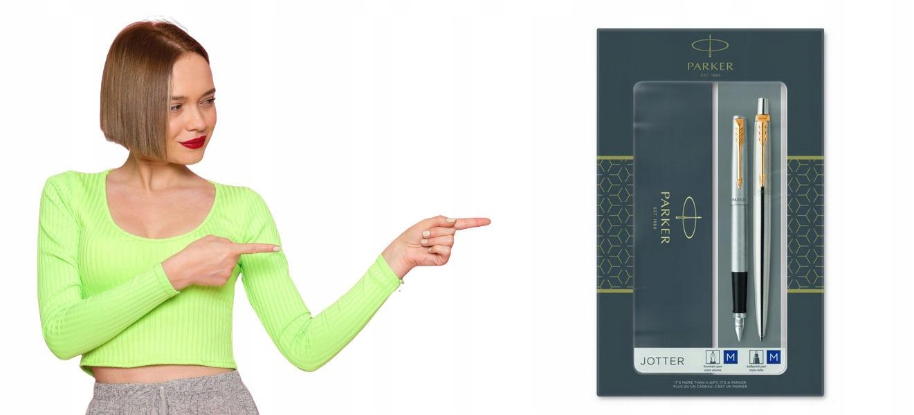Zestaw Parker Jotter pióro wiecz.+ długopis Gt