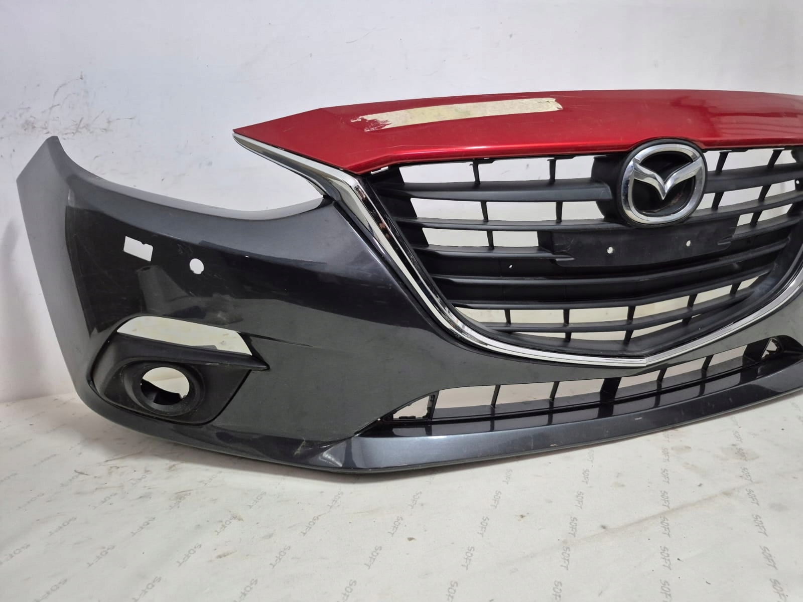MAZDA 3 III BM 13- bumper front front grill grid SPR PDC BHN1-50031