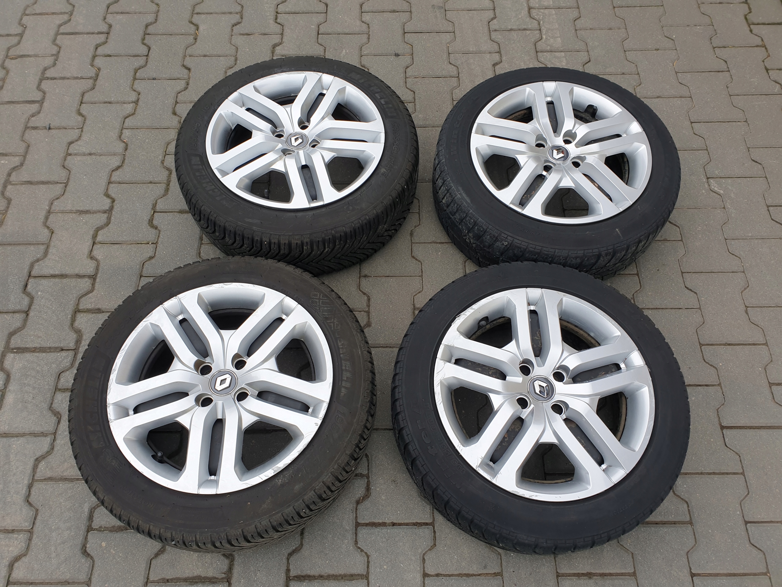 discs tyres wheels 16 CALI RENAULT CLIO 4 IV 195/55R16