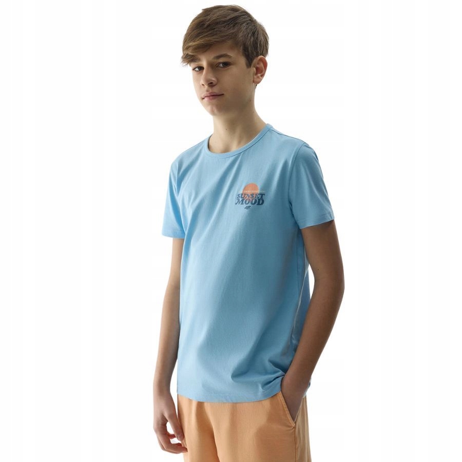 KOSZULKA CHŁOPIĘCA 4F DZIECIĘCA T-SHIRT SPORTOWA NA CO DZIEŃ Marka 4F
