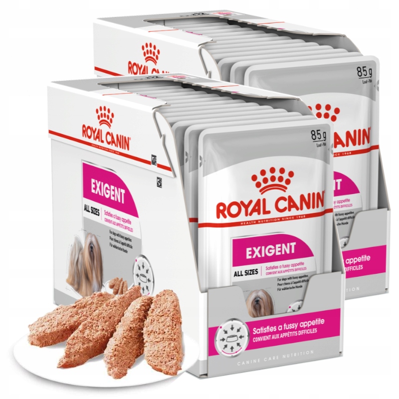 Royal Canin Exigent 24x85g Krmivo Vlhká paštika pro vybíravé psy