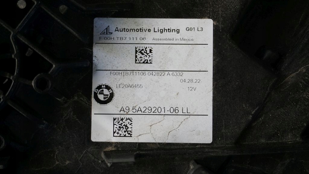 BMW X3 X4 G01 G02 LCI LIFT - light left front LED