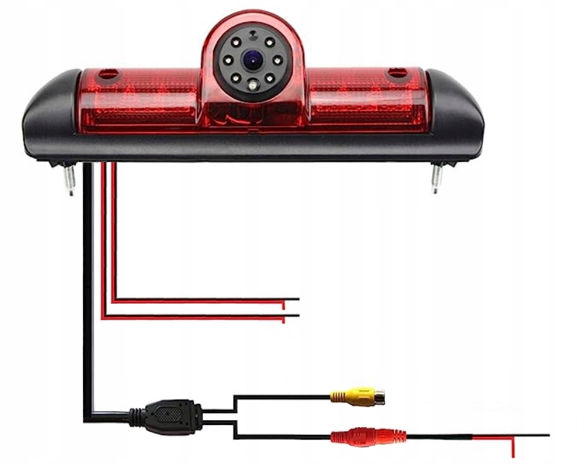 KAMERA COFANIA 3 ŚWIATŁO STOP FIAT DUCATO PEUGEOT BOXER CITROEN JUMPER 2006 Stan opakowania oryginalne