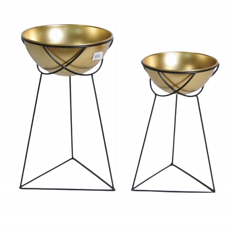 KWIETNIK STOJAK OSŁONKA DONICZKA ZESTAW 2SZT