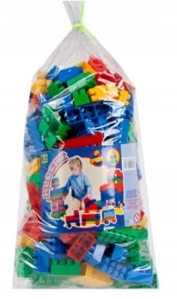 KLOCKI BUDOWA UKŁADANKA PLASTIKOWE 300 ELEMENTÓW