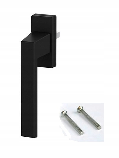 KLAMKA OKIENNA DO OKNA Tallinn ALUMINIOWA CZARNA Ral 9005 POLSKI PRODUCENT