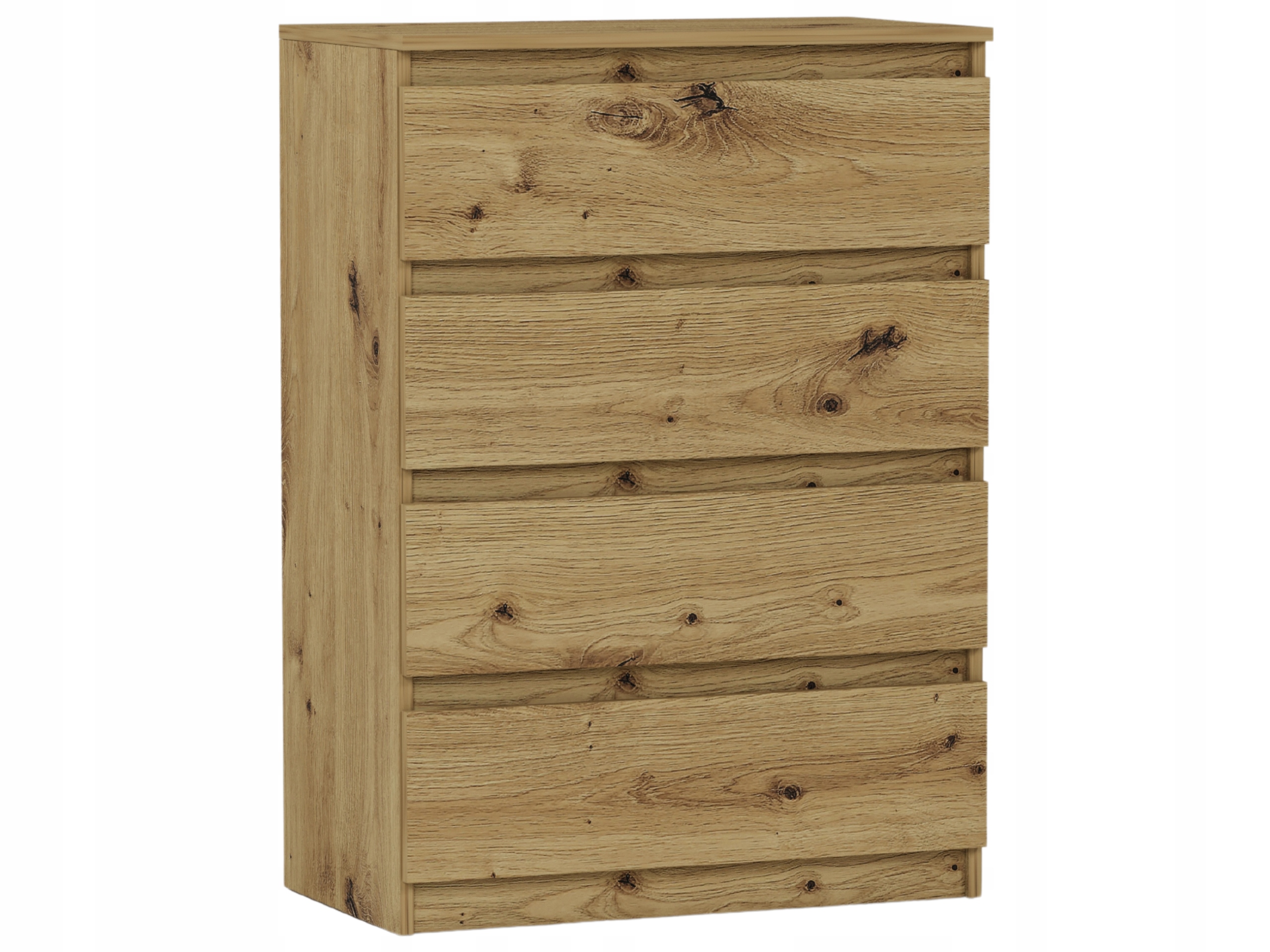 Komoda Framire 70 x 40 x 98cm dąb artisan matowe