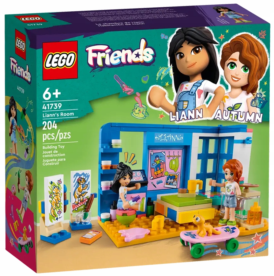 Lego Friends Pokoj Liann Sada Kostek 41739