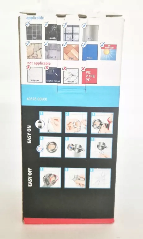 UCHWYT NA PAPIER TOALETOWY BEZ WIERCENIA TESA EAN (GTIN) 4042448448477