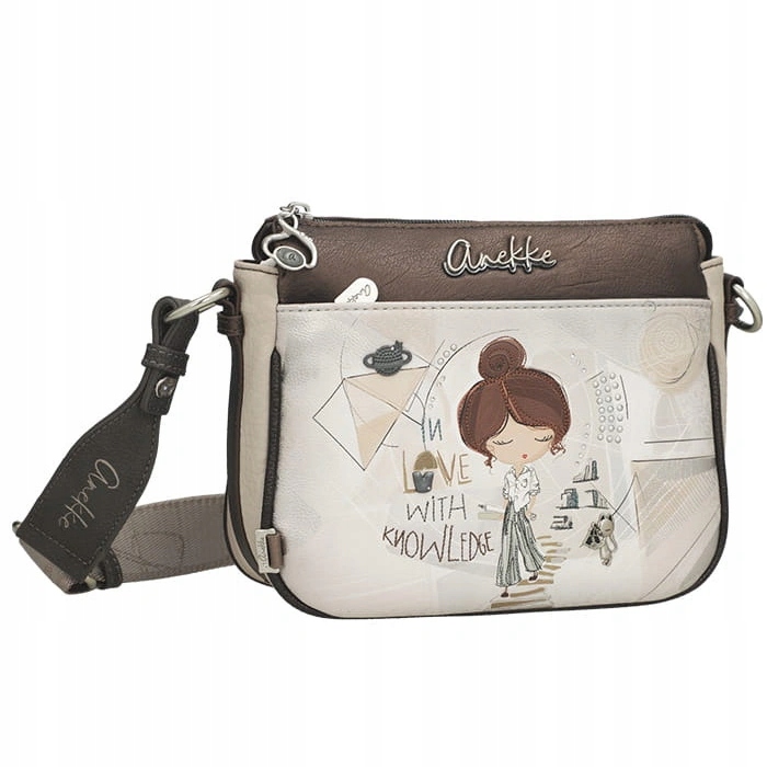 Torebka damska Anekke, brązowa, 42803-062