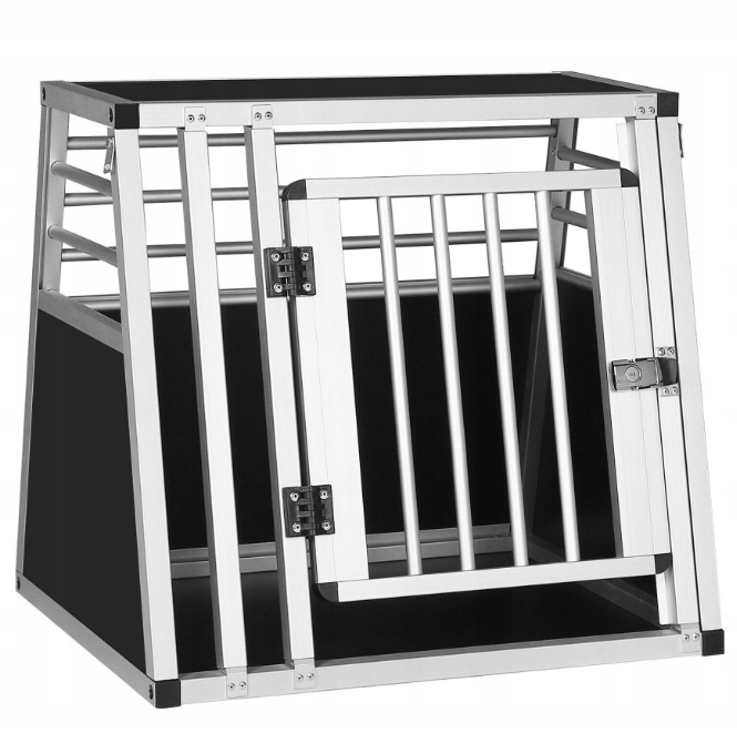 Levně Klec Pro Psa Zvířátka Kovová Woltu Pes Kotec Hliník Střední Pes