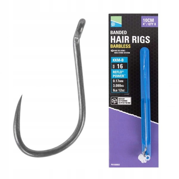 Przypony z gumką KKM-B roz.16 / 10cm PRESTON