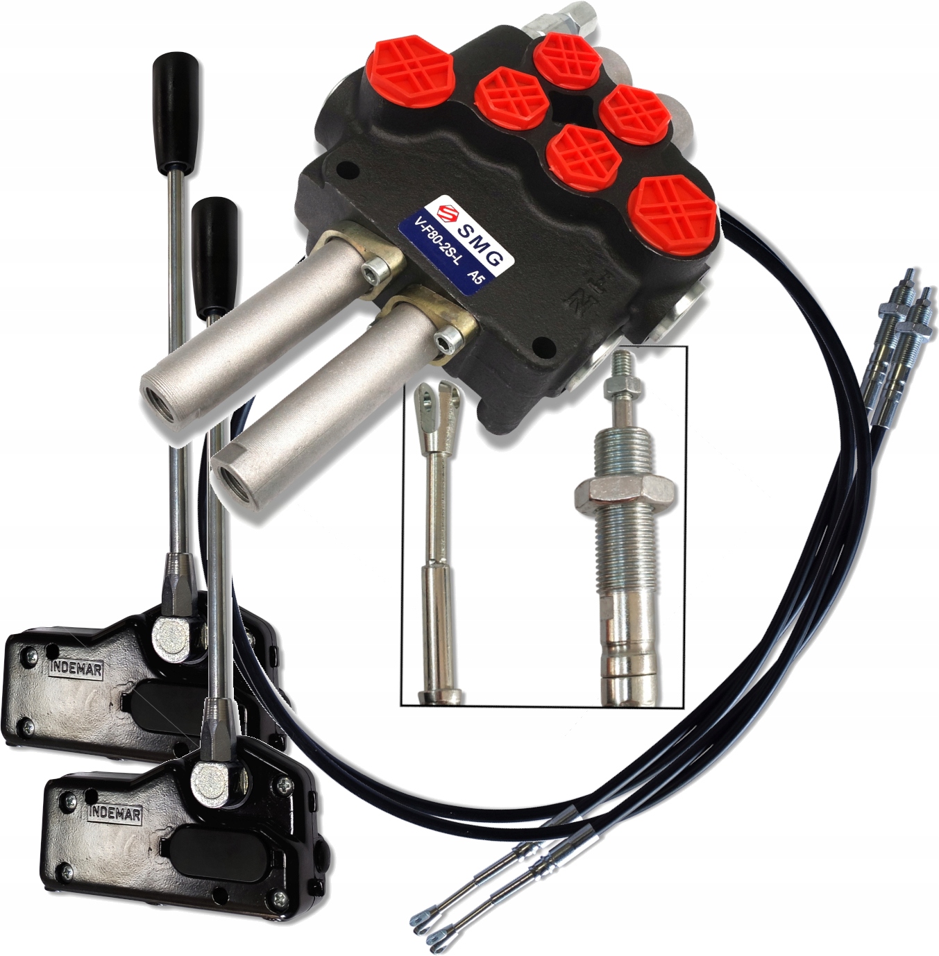 Rozdělovač 2 Sekční 80L 2x Páka S Lankem