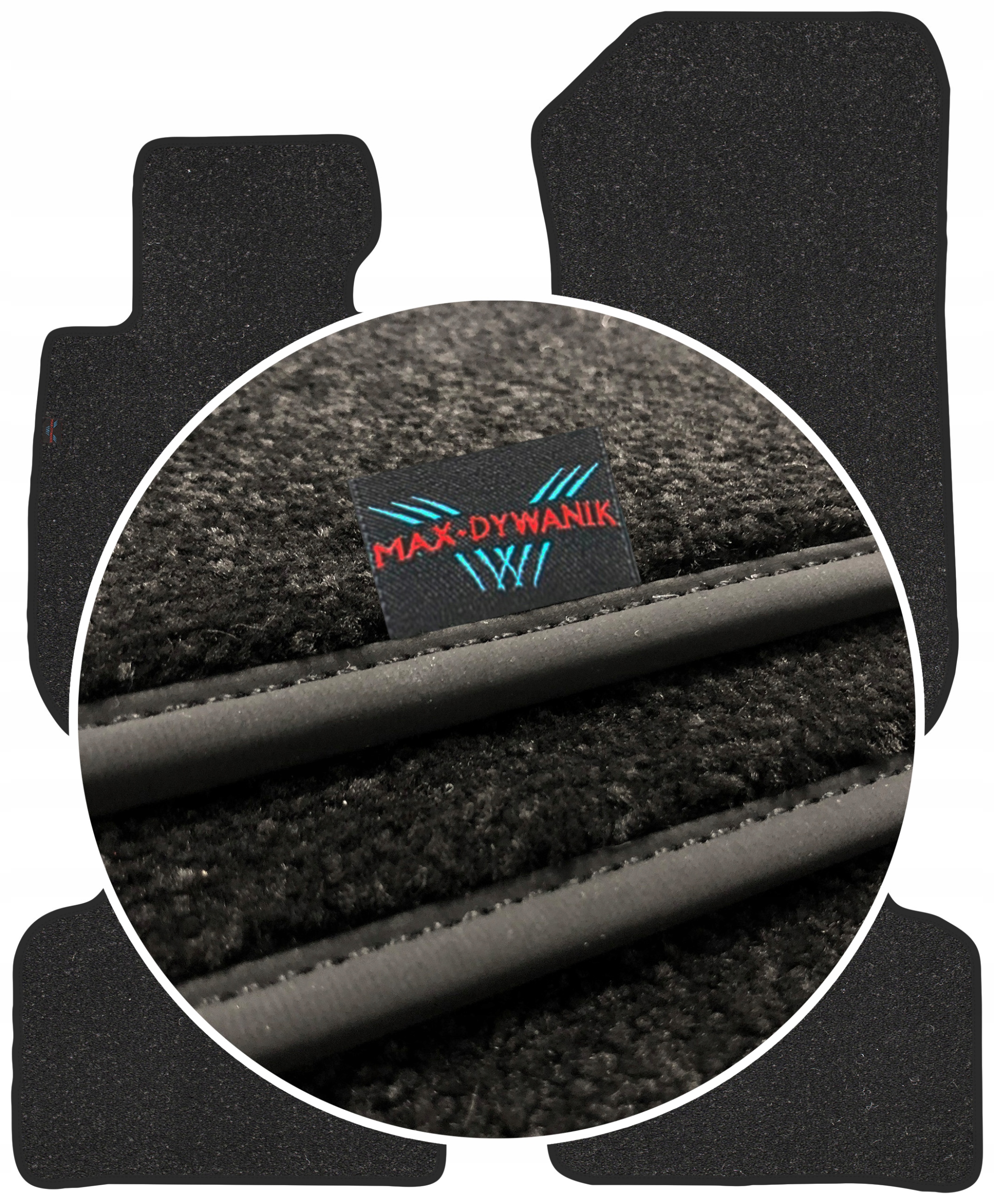 Bmw 3 E90 E91 2004-2011 Velurové autokoberce Koberce do auta