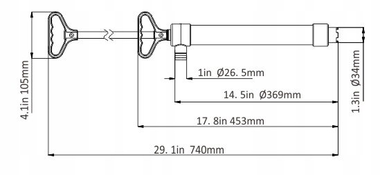 RĘCZNA POMPA ZĘZOWA DO WYPOMPOWYWANIA WODY PALIWA POMPKA DO PONTONÓW Stan opakowania oryginalne