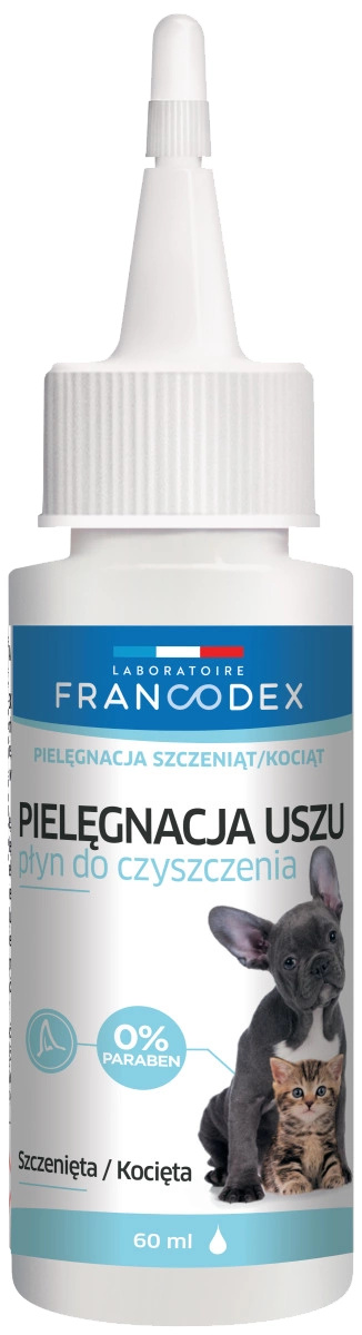 

Francodex płyn do uszu dla kociąt i szczeniąt 60ml