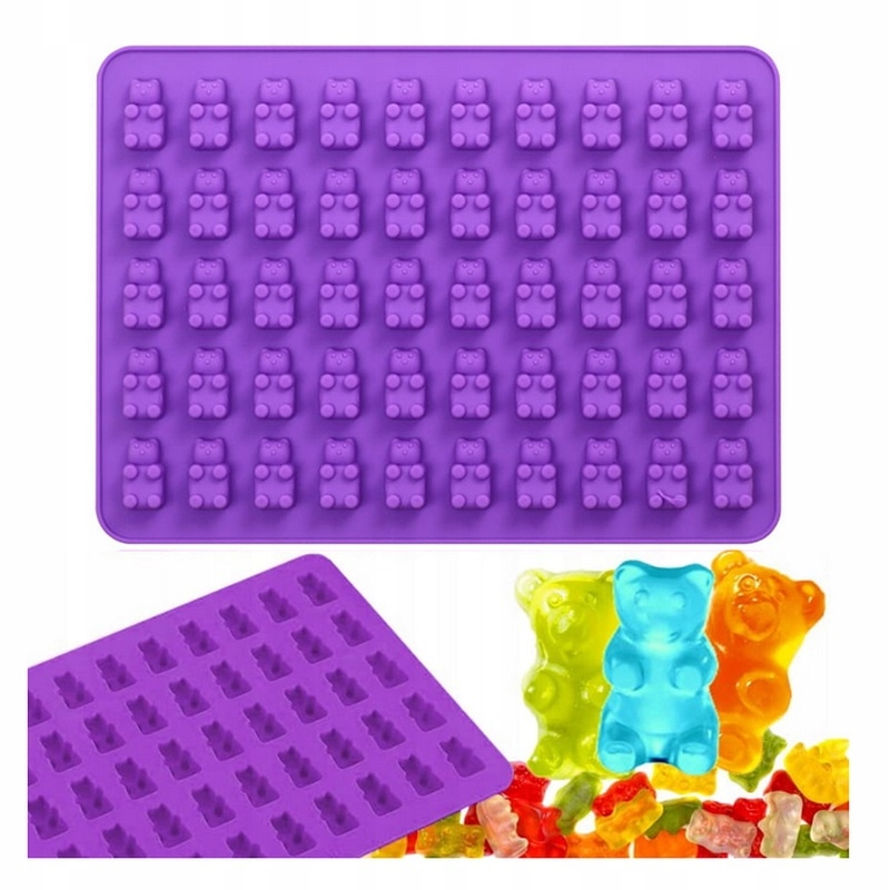 

Forma silikonowa Misie Żelki Miśki