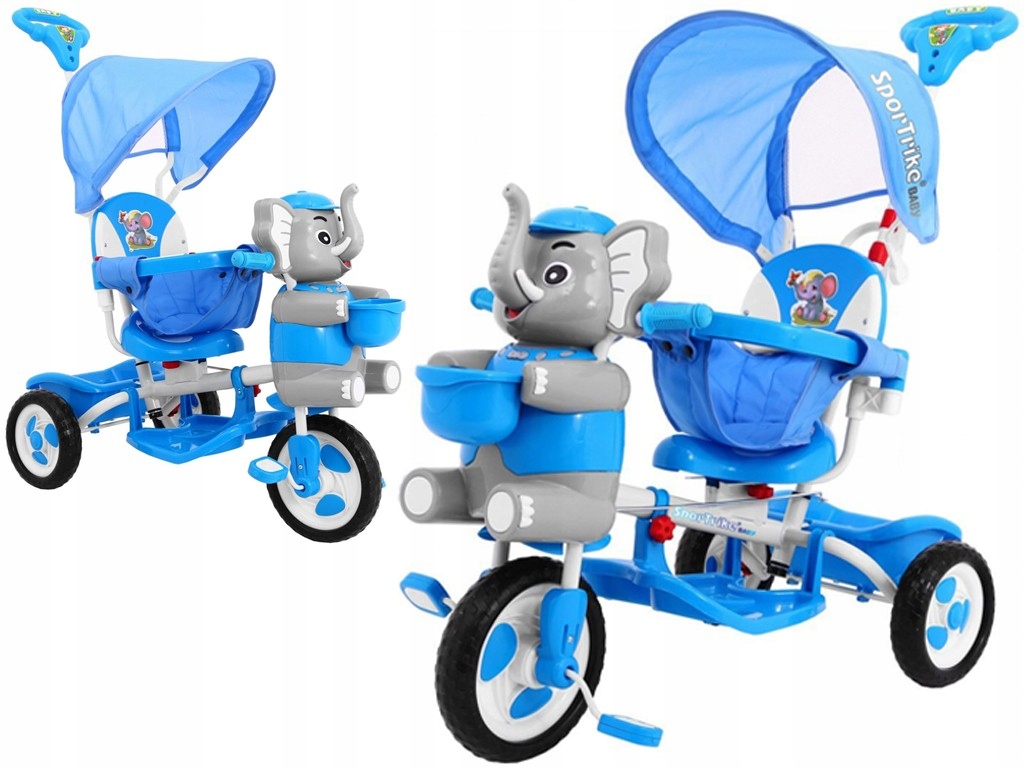 Rowerek Trójkołowy dla chłopca piankowe ciche koła Na Roczek