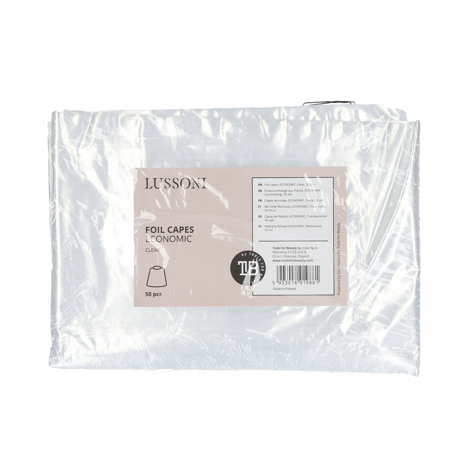 

Lussoni By T4B Peleryny Foliowe Bezbarwne 50 Szt.
