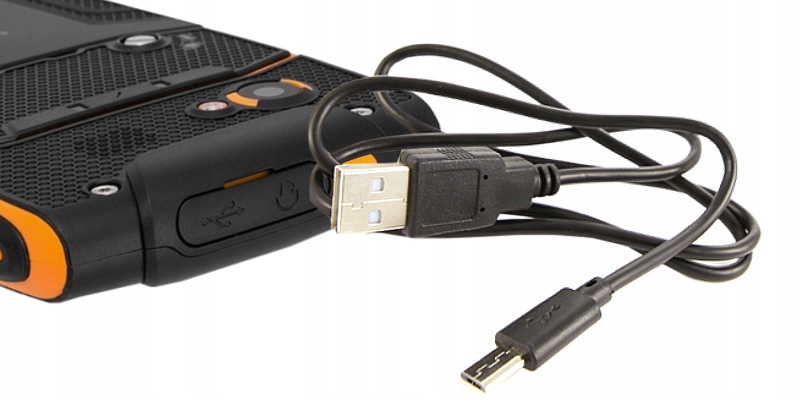 Kabel micro USB 9mm do telefonu Hammer Energy Długość przewodu 0.8 m