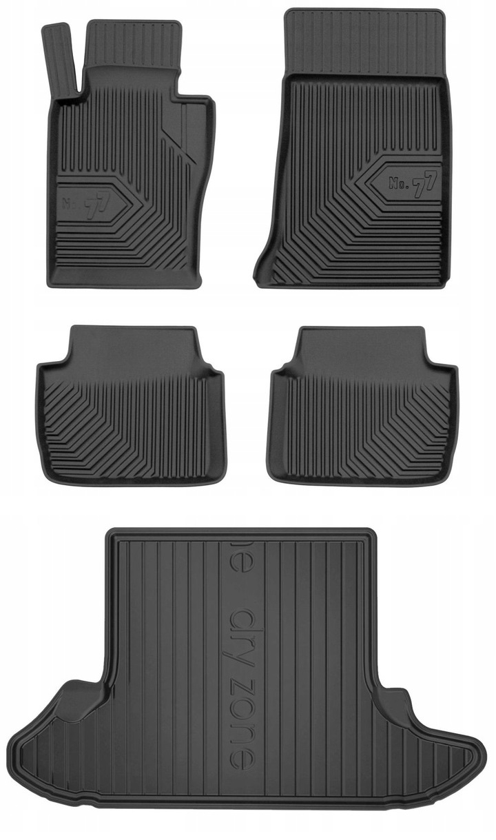 Set 77 Gumové rohože a rohože Bmw E46 Compact 2000-2004 E46 xDrive