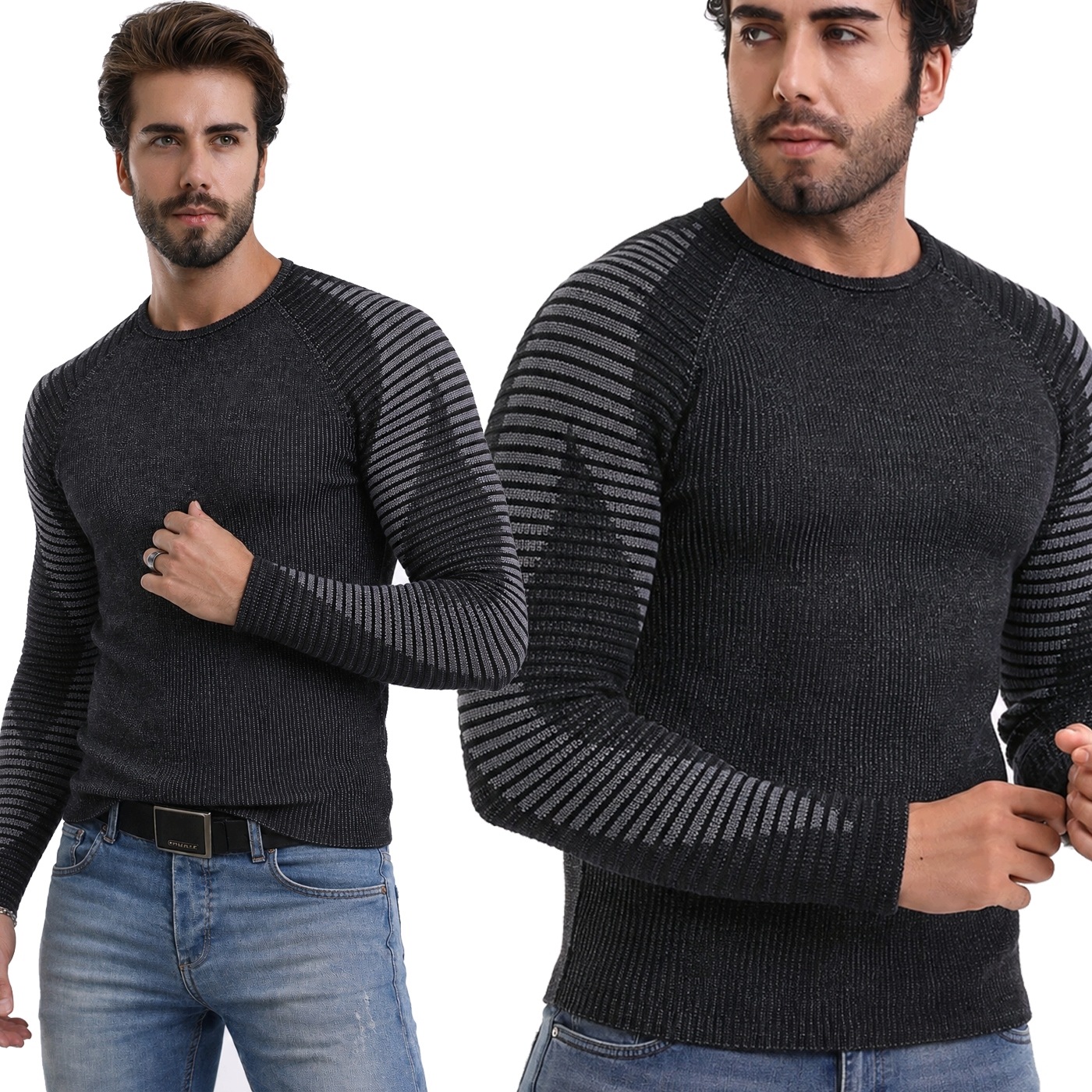 Pánský svetr Bluza Slim fit Denní Athletic