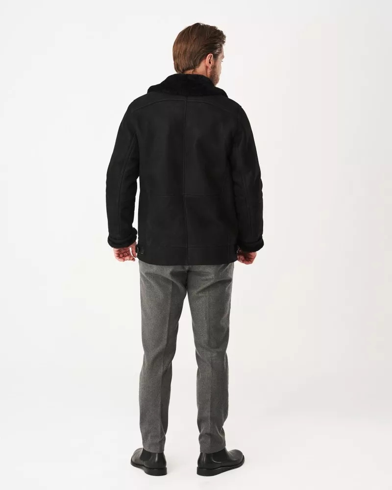 Kożuch męski Xavier L Długość do bioder