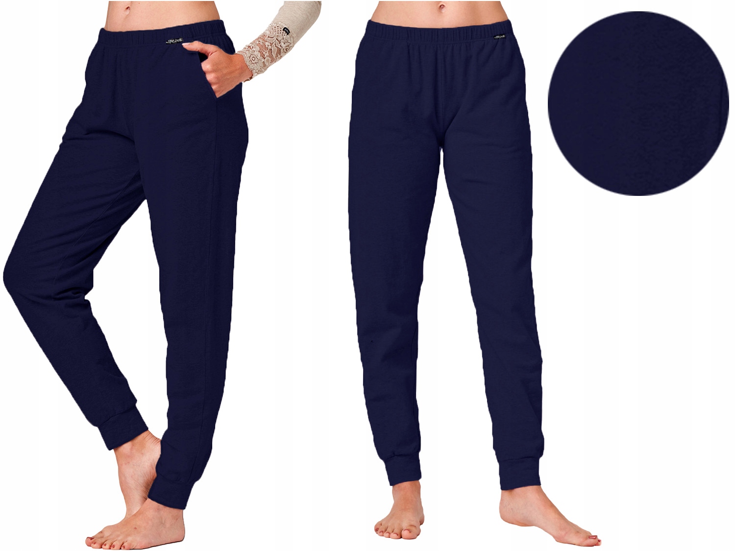 Bavlněné Teplé Dámské Kalhoty S Kapsami