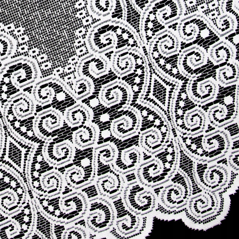 Mg Záclona žakár 35477 Bílá 350x180 cm hotová s páskou M