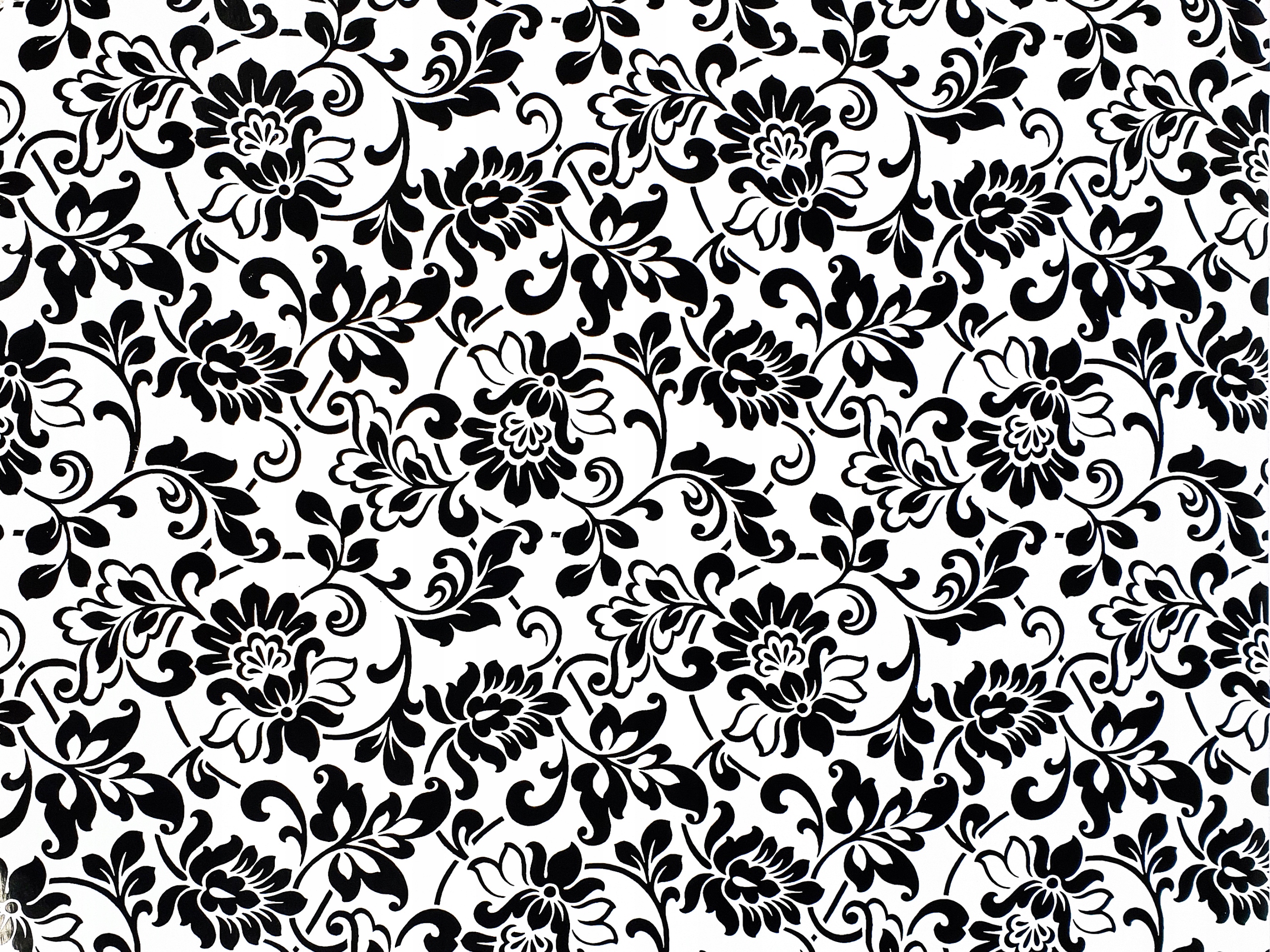 Samolepicí dýha Ornament Barva Bílo-černá Role Rozměr 90 cm x 15 m