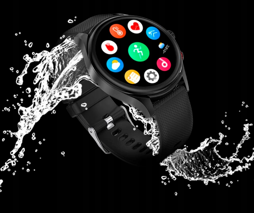 SMARTWATCH ZEGAREK SPORTOWY ROZMOWY MĘSKI SMART WATCH SPORT PULS PULSOMETR Model inny