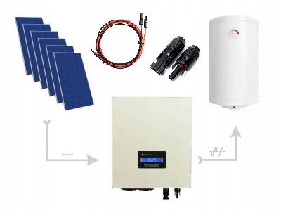 1900W - Фотоэлектрический комплект для нагрева воды 1900 Вт 5xMONO