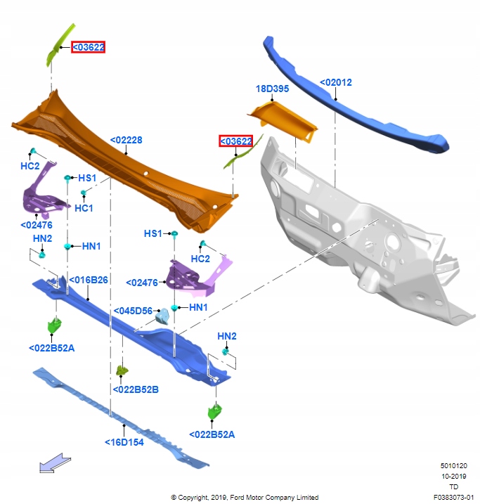 KOŃCÓWKA PODSZYBIA LEWA PRAWA FORD KUGA MK3 20-