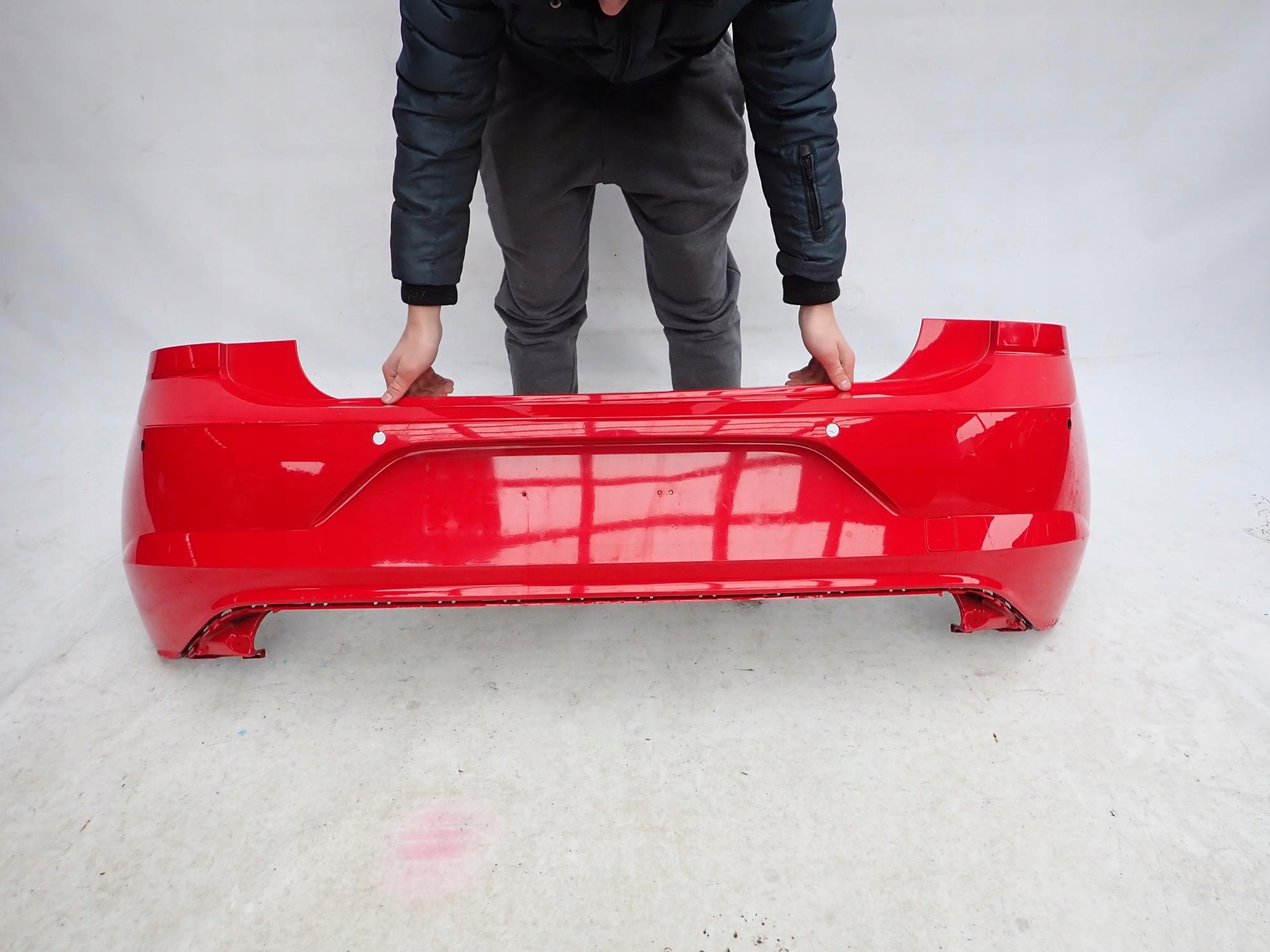 VW POLO VI 6 2G 17-21 bumper rear part rear 4XPDC