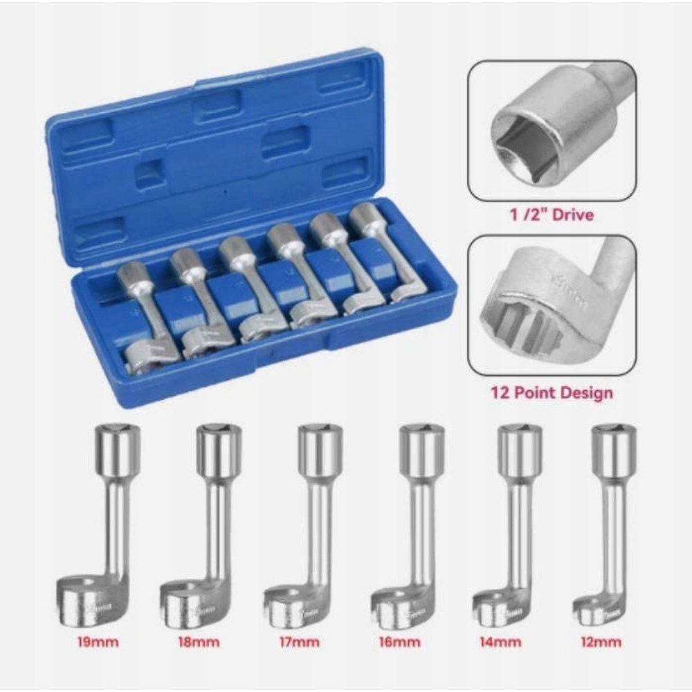 Hadice Pro Vstřikovače Pro 1/2'' (12-19mm) Cr-mo Slitinové Klíče Na Vstřikovací Trysky