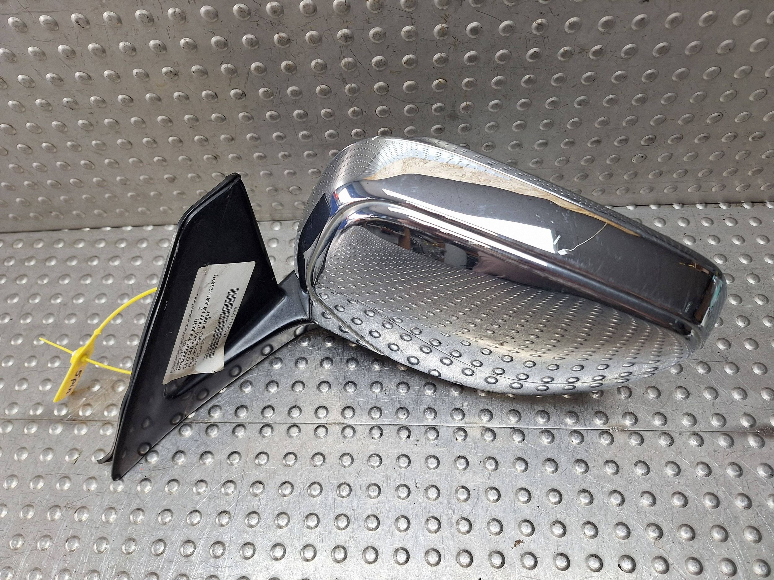 mirror left MITSUBISHI L200 II 96-06 CHROM 5 PIN EUROPA