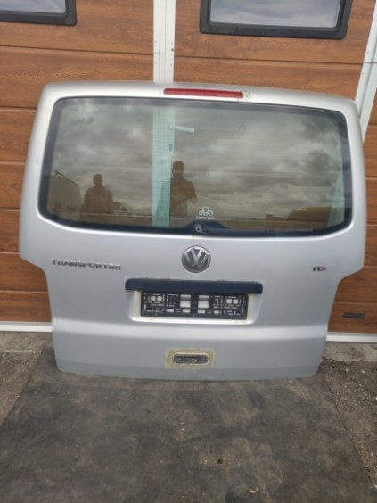 VW T5 trunk door boot rear part SREBRNA