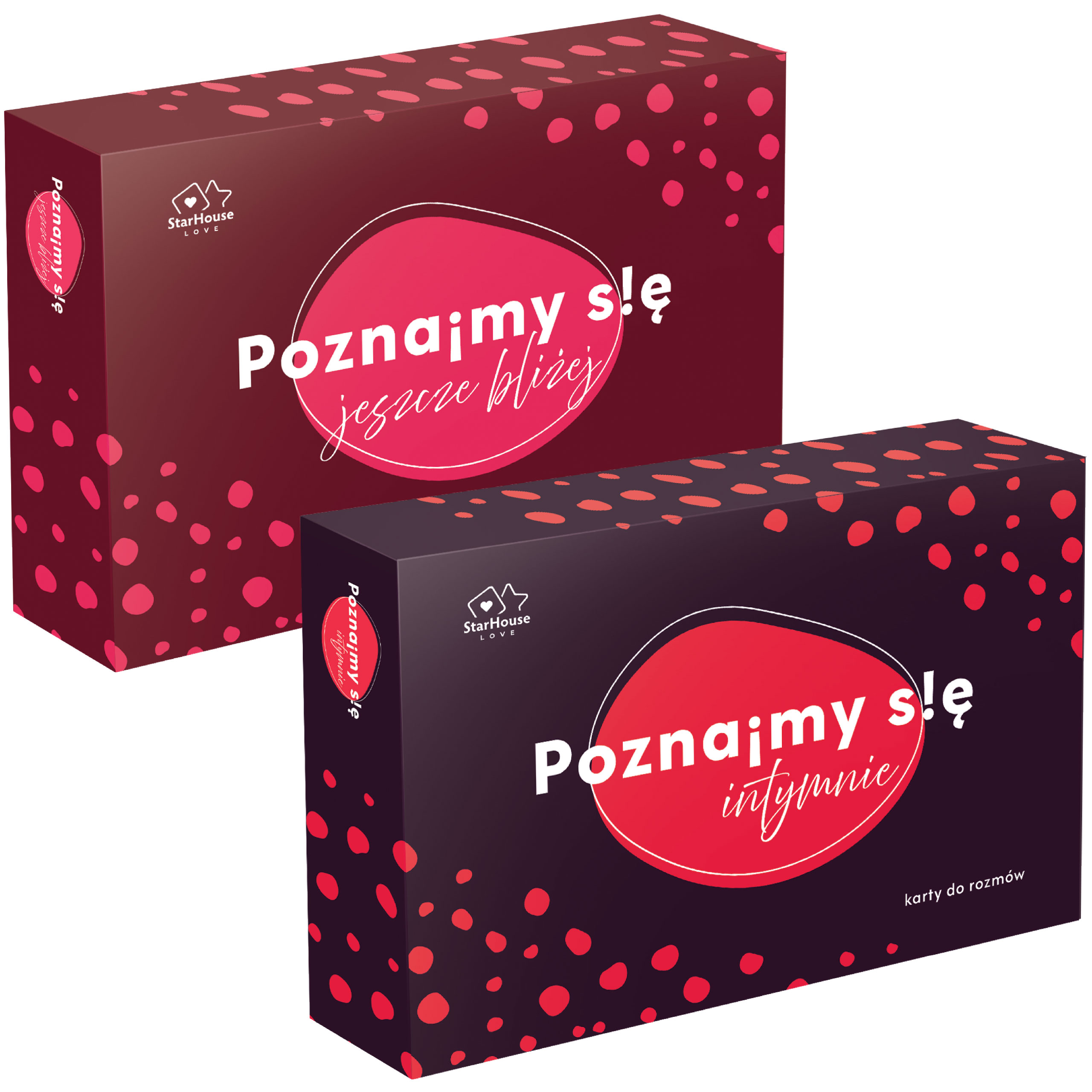 Gra dla par Poznajmy Się Jeszcze Bliżej Intymnie Zestaw <3
