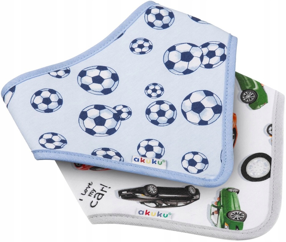 

Akuku Miękki Śliniak Apaszka Zestaw 2 sztuki