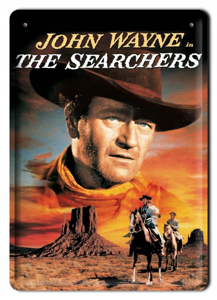 John Wayne Plakat Metalowy Szyld Retro #20843