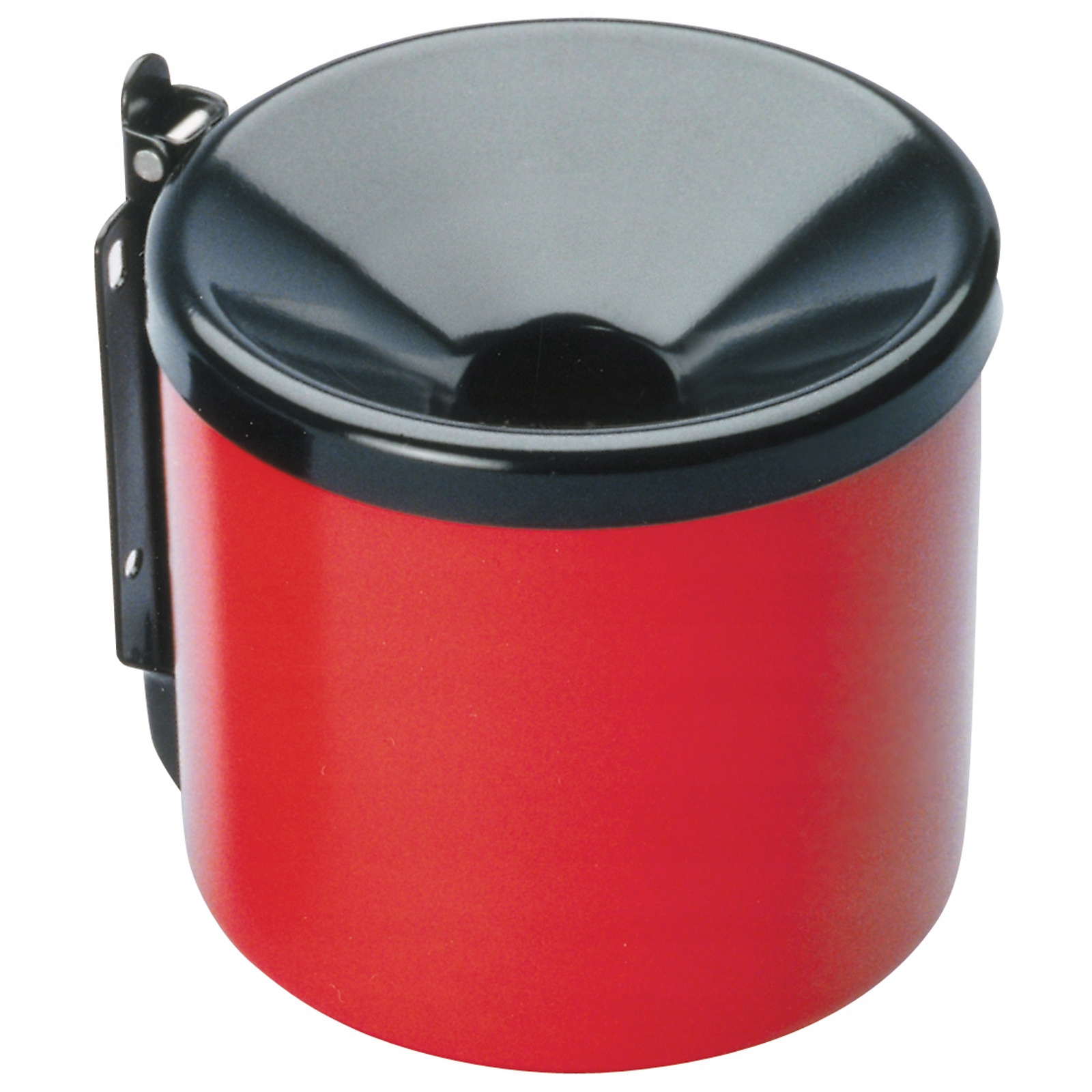 Popelník nástěnný popelník do interiéru i exteriéru, červený, průměr 15 cm