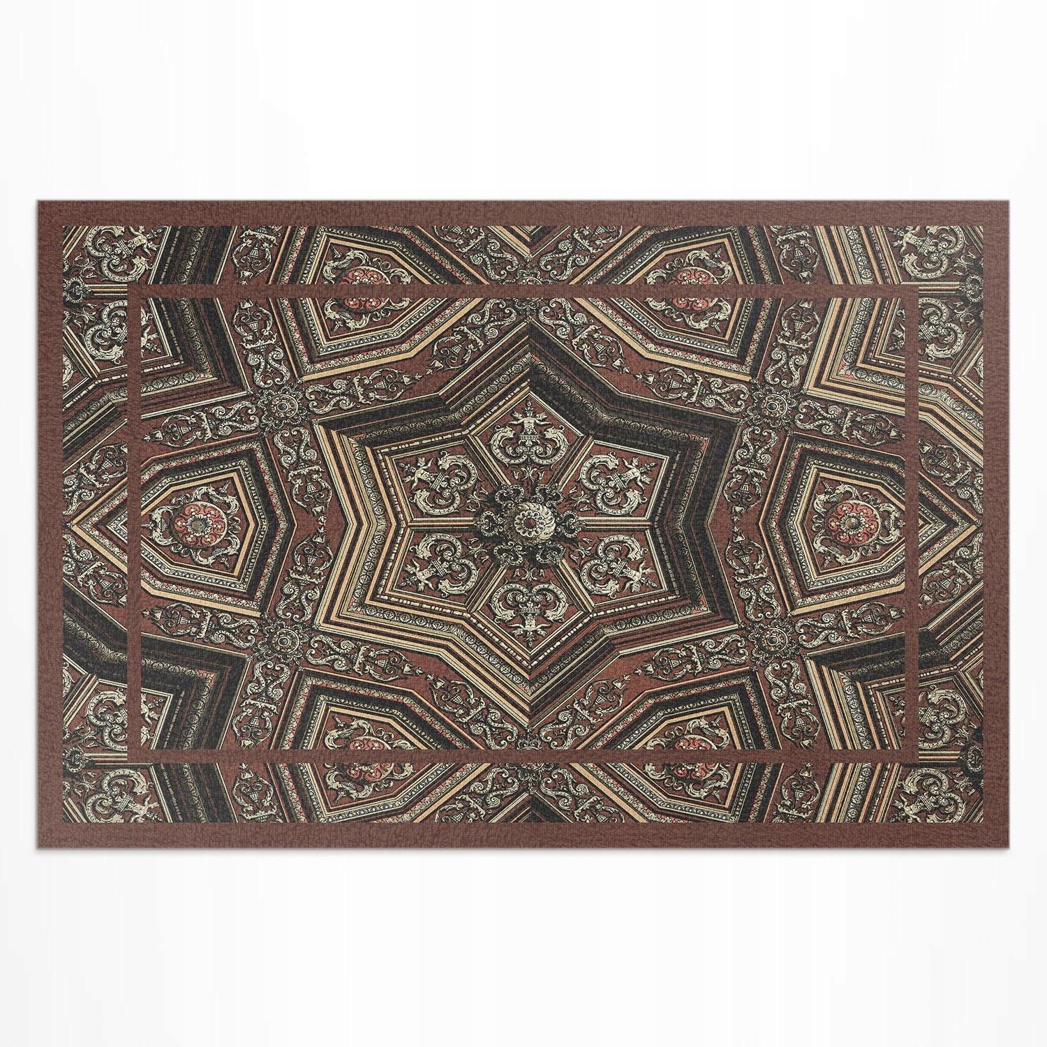 Vodotesný vinylový koberec s potlačou Renesancia Alberta Racineta 180 x 120 cm