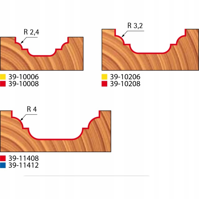 Drážkovací fréza pro drážky a válečky d=8 Freud 39-10008