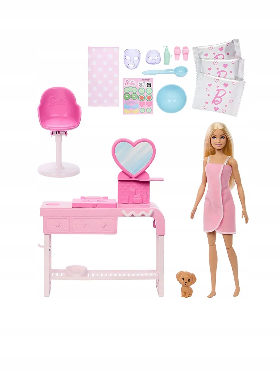 Lalka Barbie Zestaw Barbie W Spa lalka akcesoria HYV31 Mattel