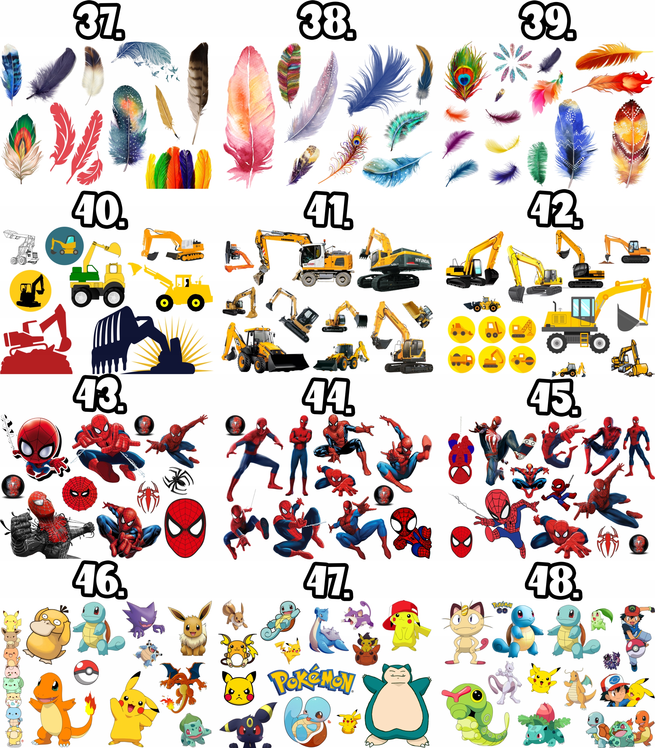 Tatuaże Dla Dzieci Zmywalne MINECRAFT - duży wybór Płeć uniseks