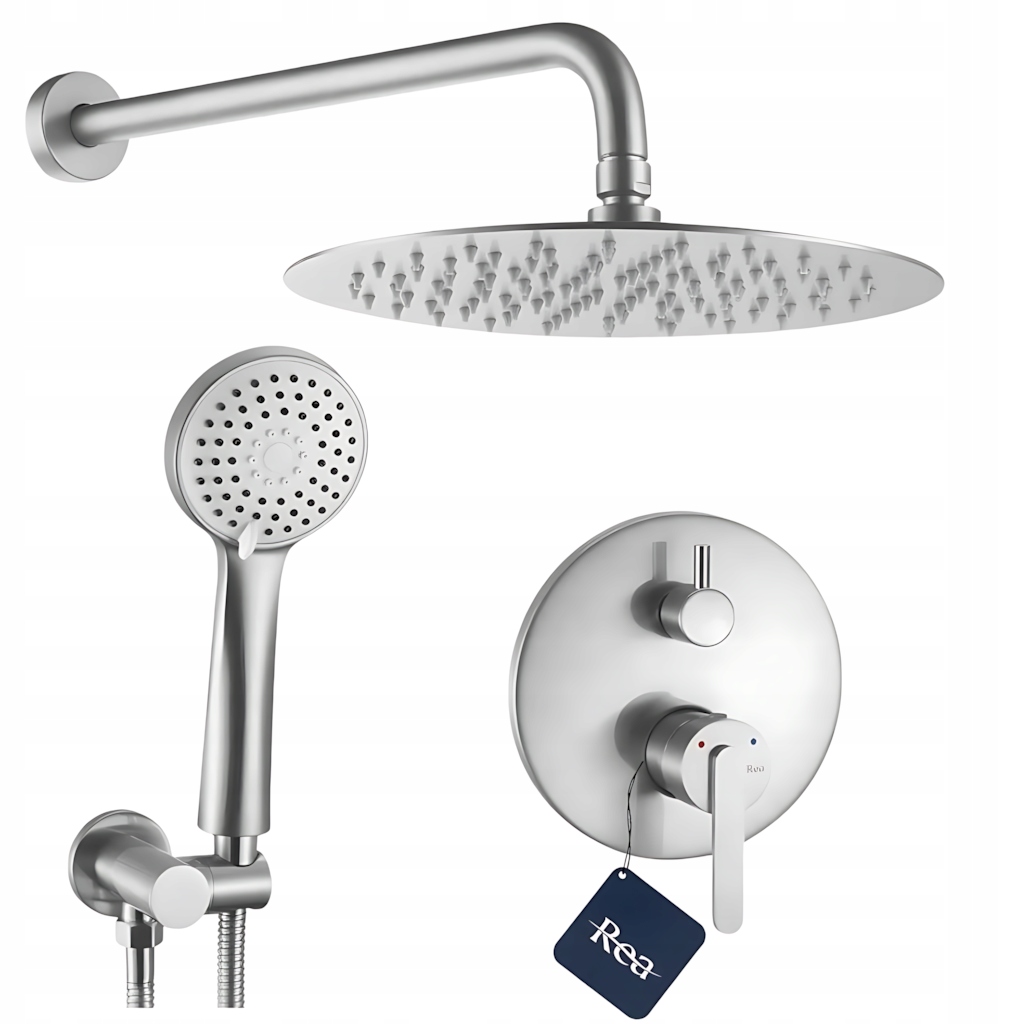 Podomietkový Sprchový Set Rea Ontario Nikel Brúsený Sprchový